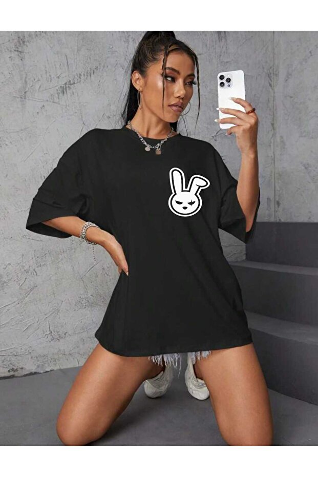 Crew Neck Oversize Tsihrt - 2