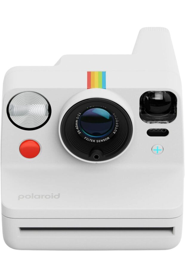 Now+ Gen 3 Instant Camera, White + Color Film Pack (8 photos)