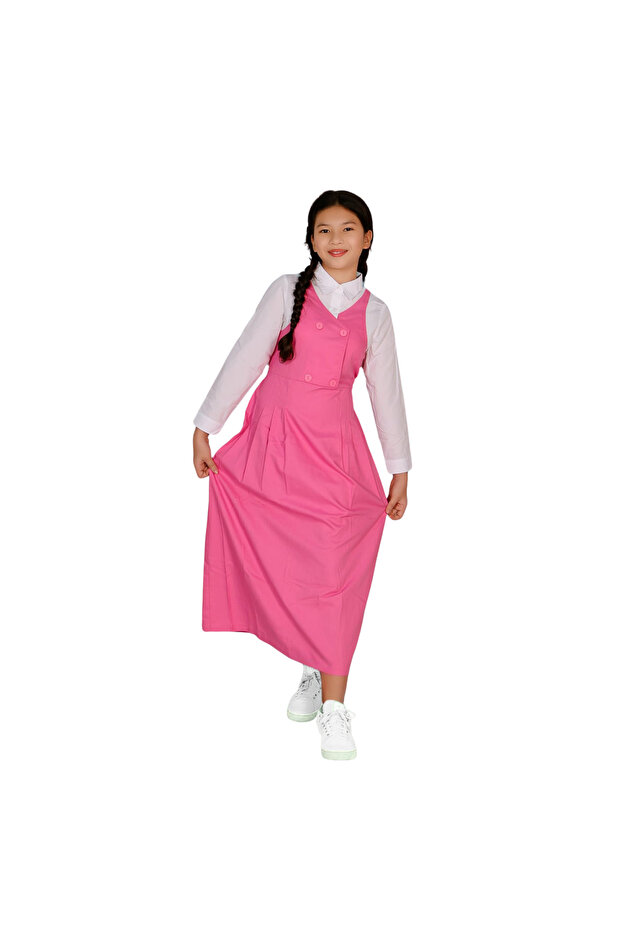 مريول ابتدائي متصل (مشبوك) 2in1 - 5