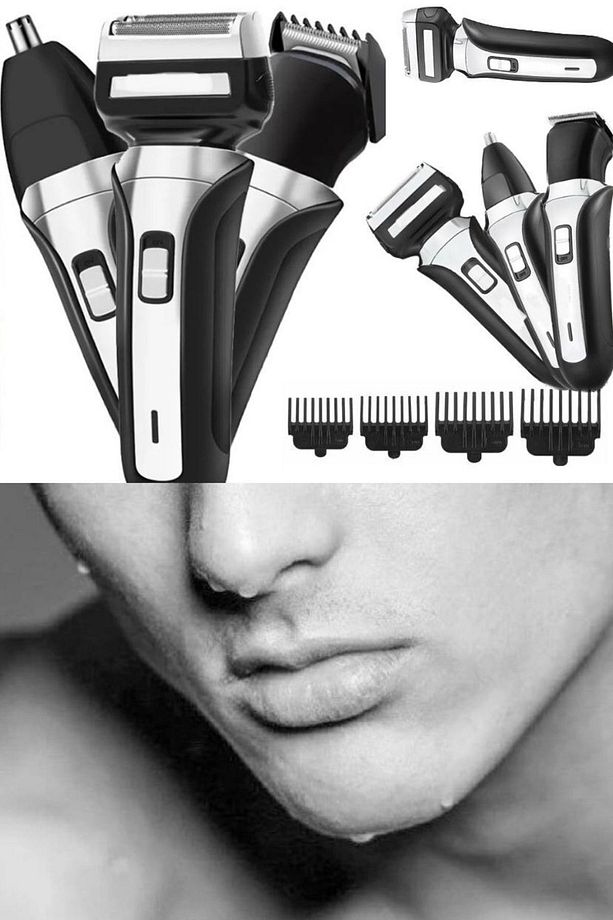 Üç Başlıklı USB Şarjlı Erkek Bakım Tıraş Makinesi - 3