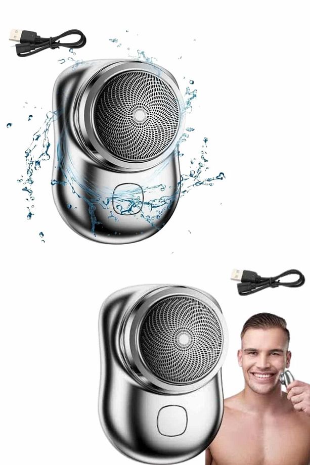 Kablosuz Tıraş Makinesi, Hızlı, Taşınabilir, Paslanmaz Çelik, Çok Renkli - 3