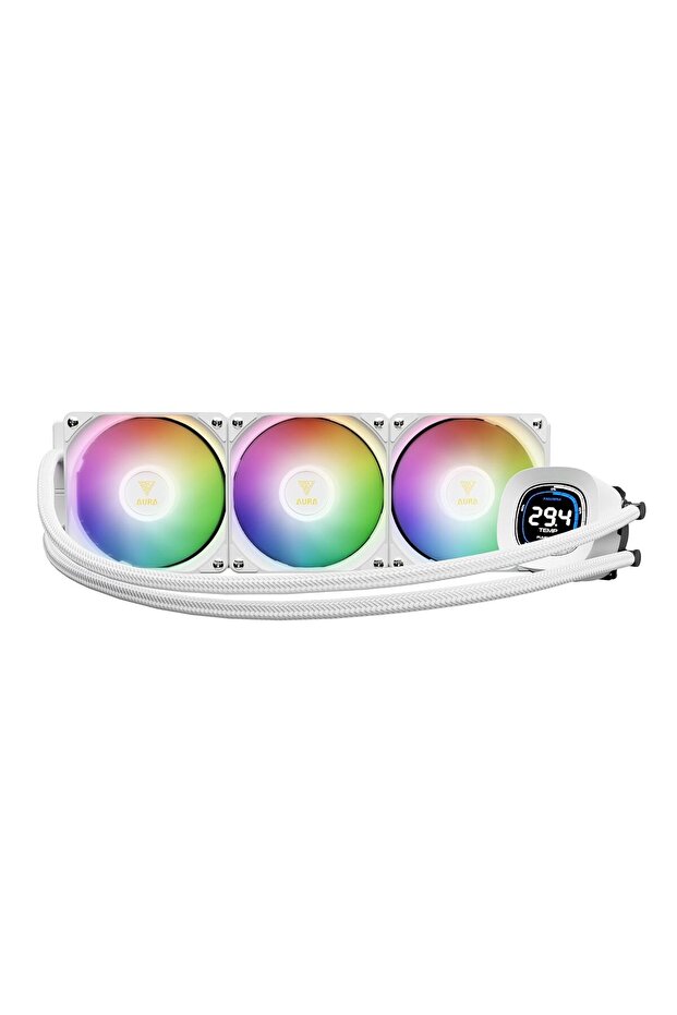مبرد وحدة المعالجة المركزية السائل Aura GL360 Digital WH AIO