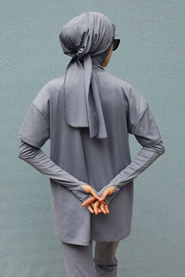 T-shirt Mayo Gri - 7