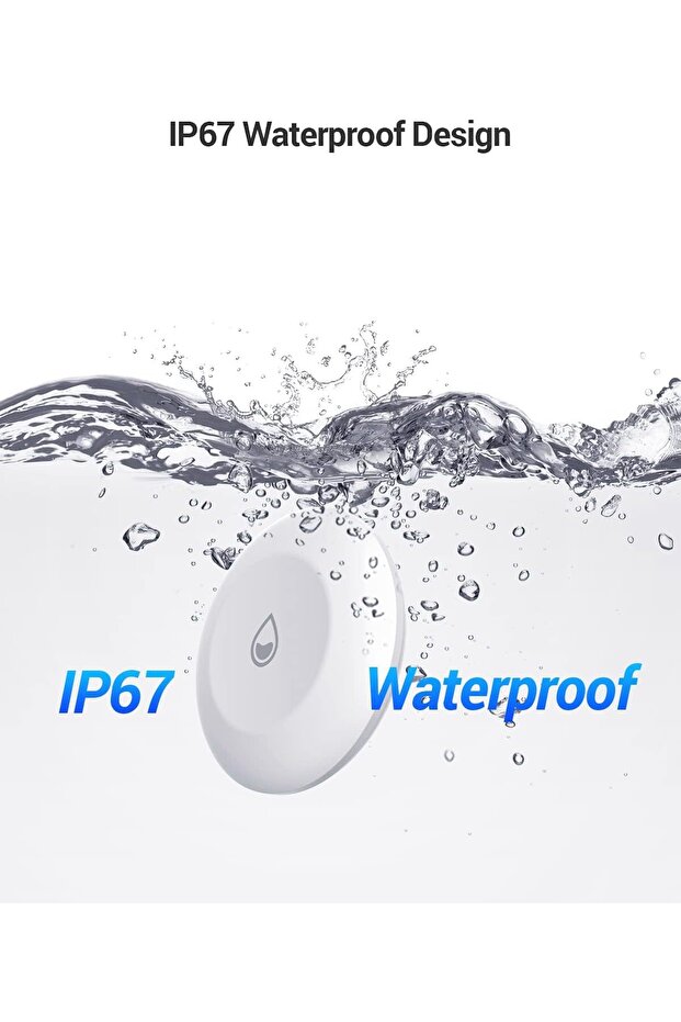كاشف تسرب المياه اللاسلكي T10C Zigbee لنظام إنذار التشغيل الآلي للمنزل للاستخدام مع بوابة A3 - 8