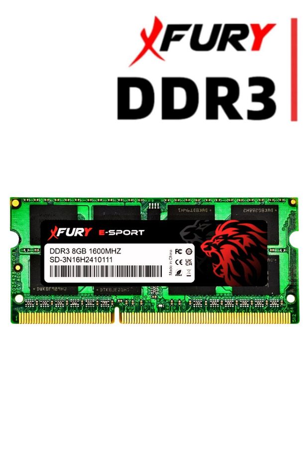E-SPORT Laptop DDR3 8Gb 1600Mhz Notebook Ram Bellek - 1