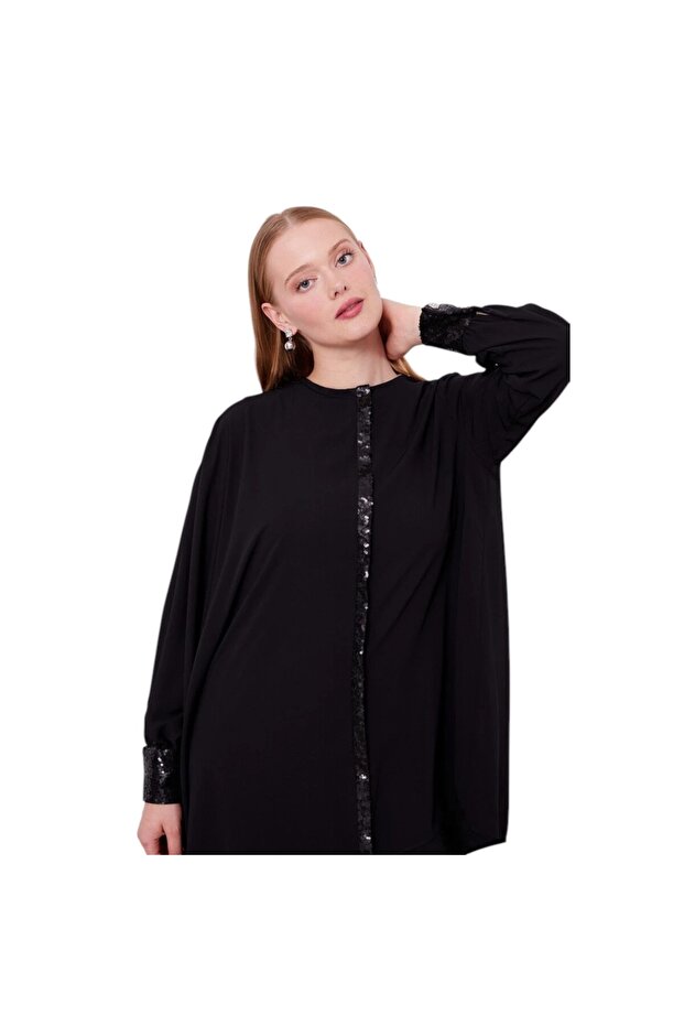 Sequin Detail Tunic Set - 2