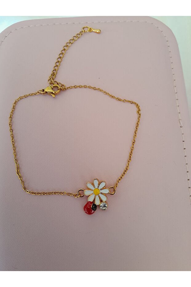 خلخال منقوش بالبابونج والبازلاء - 2