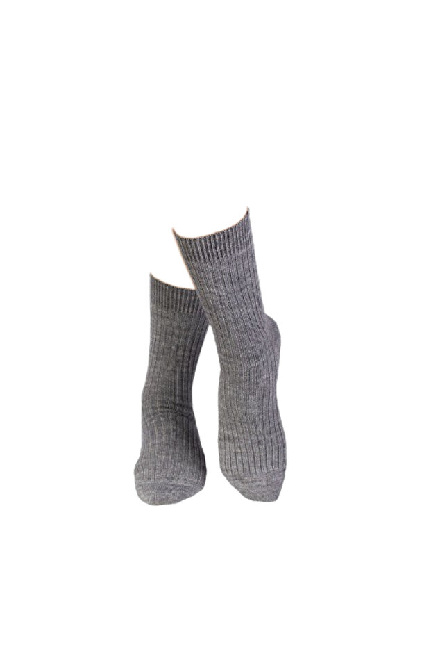 Thick Wool Socks Grey - 3