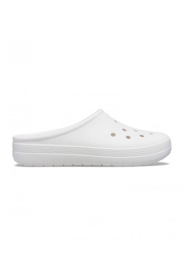 White Unisex Classic Low Profile Clog