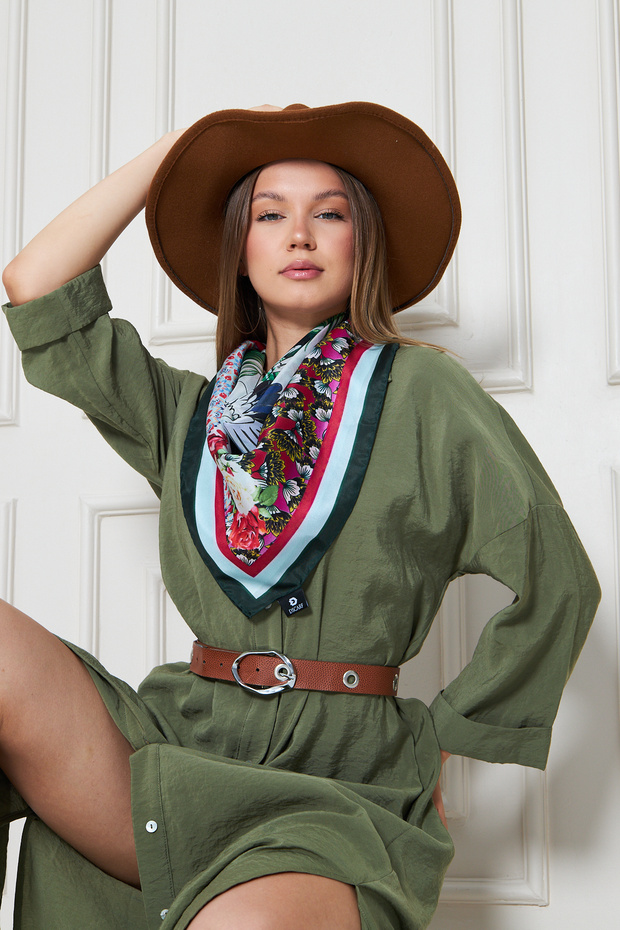 İPEK FULAR EŞARP - 7