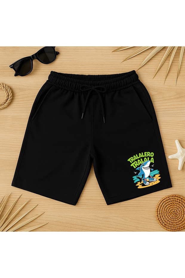 Tralalelo Tralala Italian Brainrot Printed Children's Shorts 4-13 Years