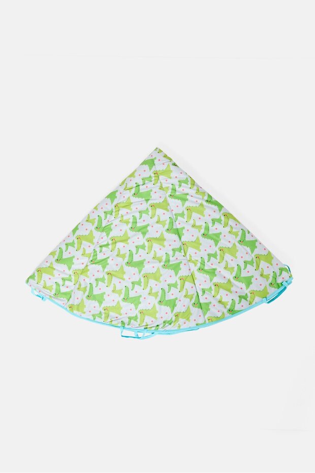 سجادة لعب دائرية بنقشة تمساح - 1