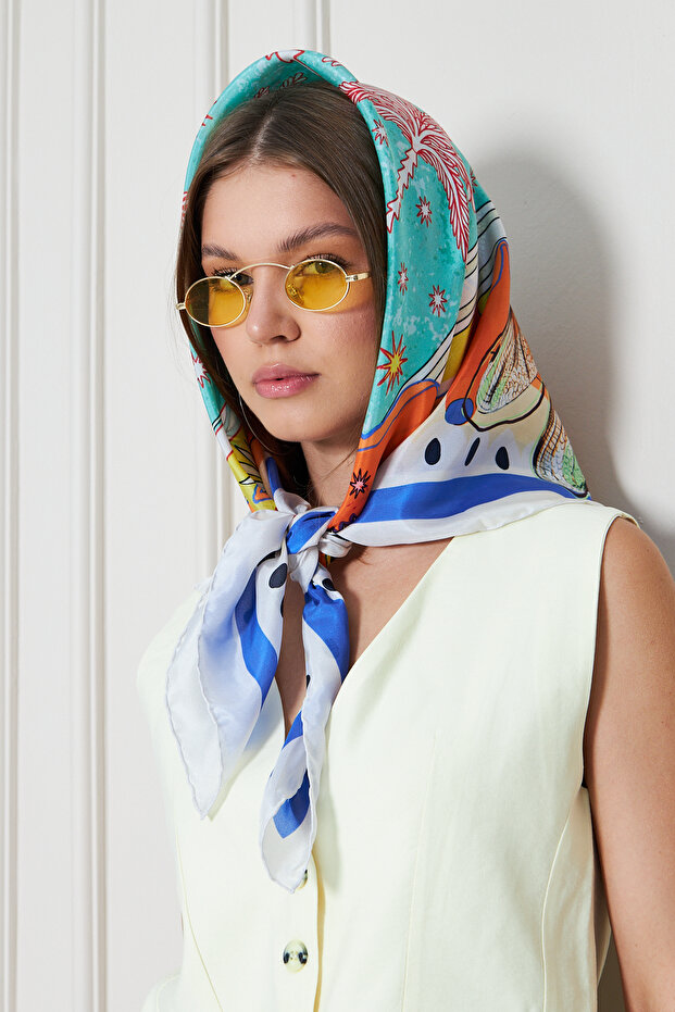 İPEK FULAR EŞARP - 6