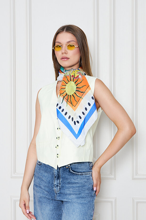 İPEK FULAR EŞARP - 4