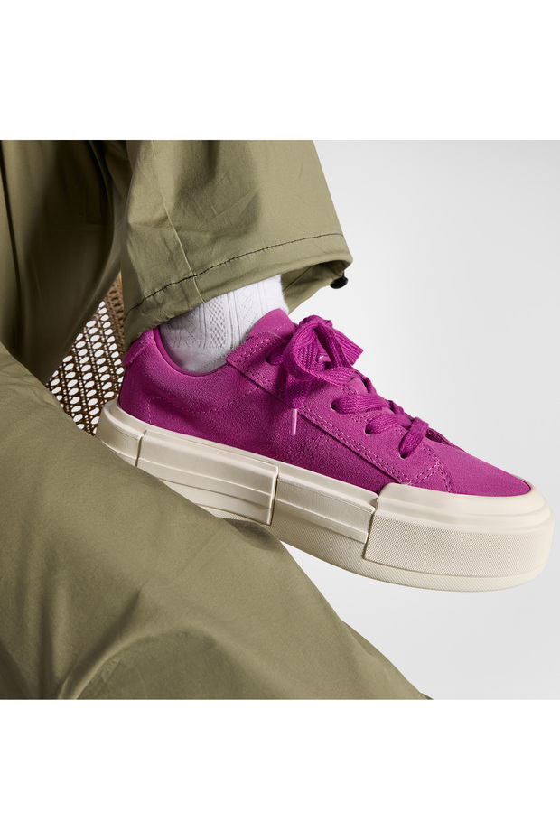 Cruise Unisex Mor Süet Platform Sneaker - 6