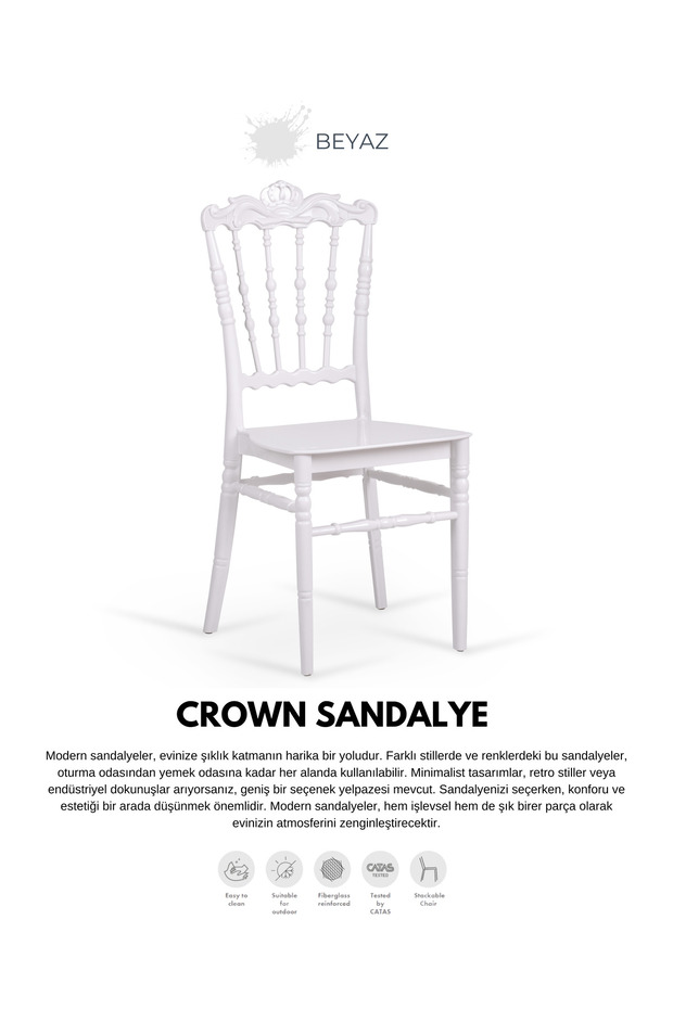 CROWN DÜĞÜN SANDALYESİ - 1
