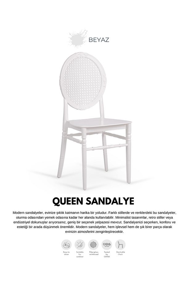 QUENN DÜĞÜN SANDALYESİ - 1