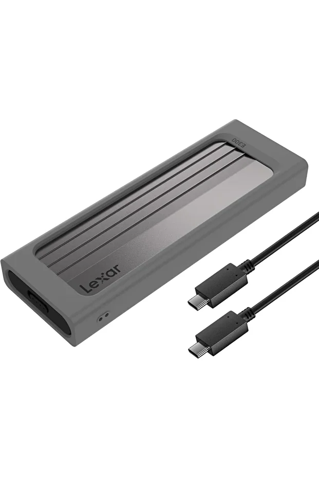 E300 M.2 NVMe SSD Muhafaza Adaptörü, USB 3.2 Gen 2 (10 Gbps), M Key/B+M Key ile Uyumlu - 1