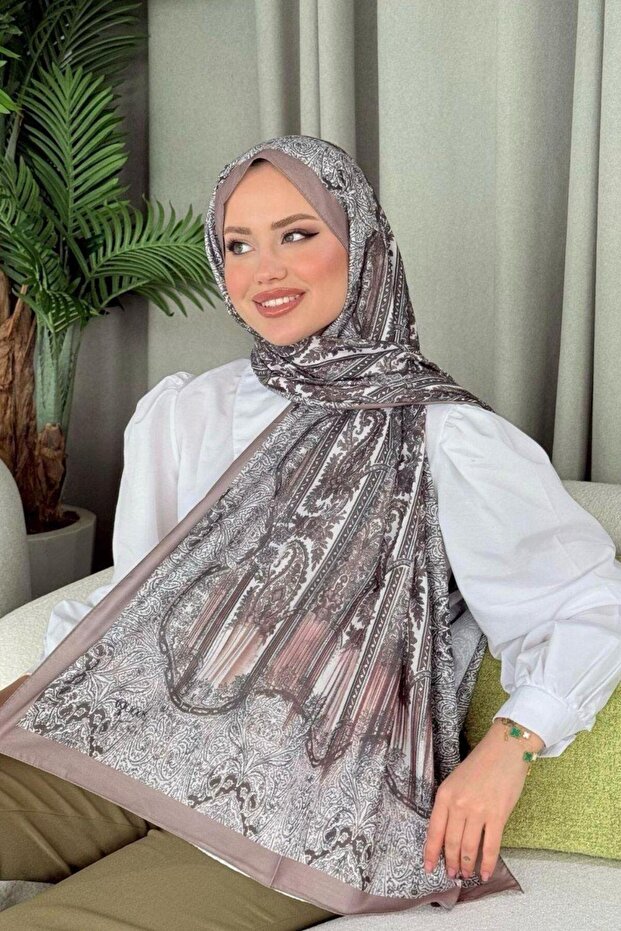 شال نمط سود من فرو المنك - 1