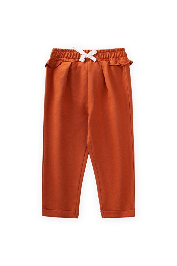 Fırfırlı Eşofman 1-5 Yaş Kiremit - 1