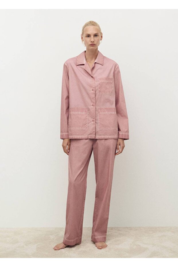 Garment dyed pamuklu gömlek - 2