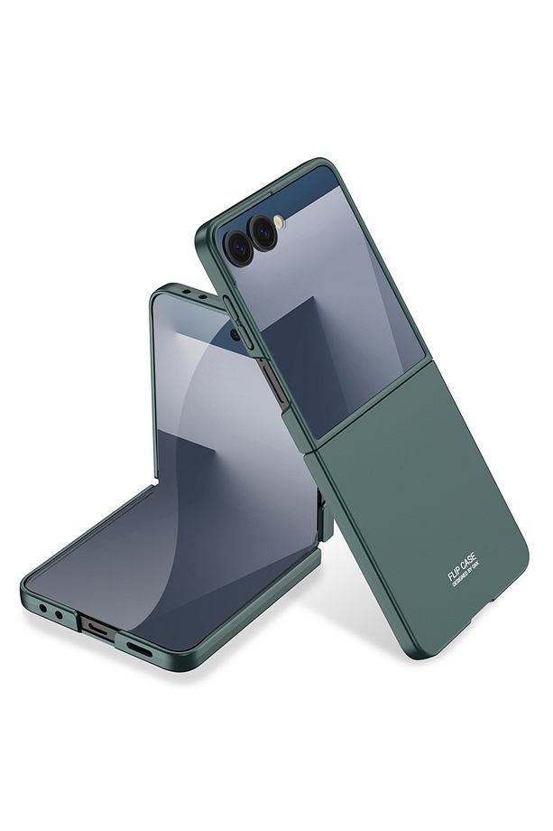 Samsung Galaxy Z Flip 7 Kılıf Ultra İnce Renkli Sert Kıpta Kapak Mat Parmak izi Yapmaz Katlanabilir - 1