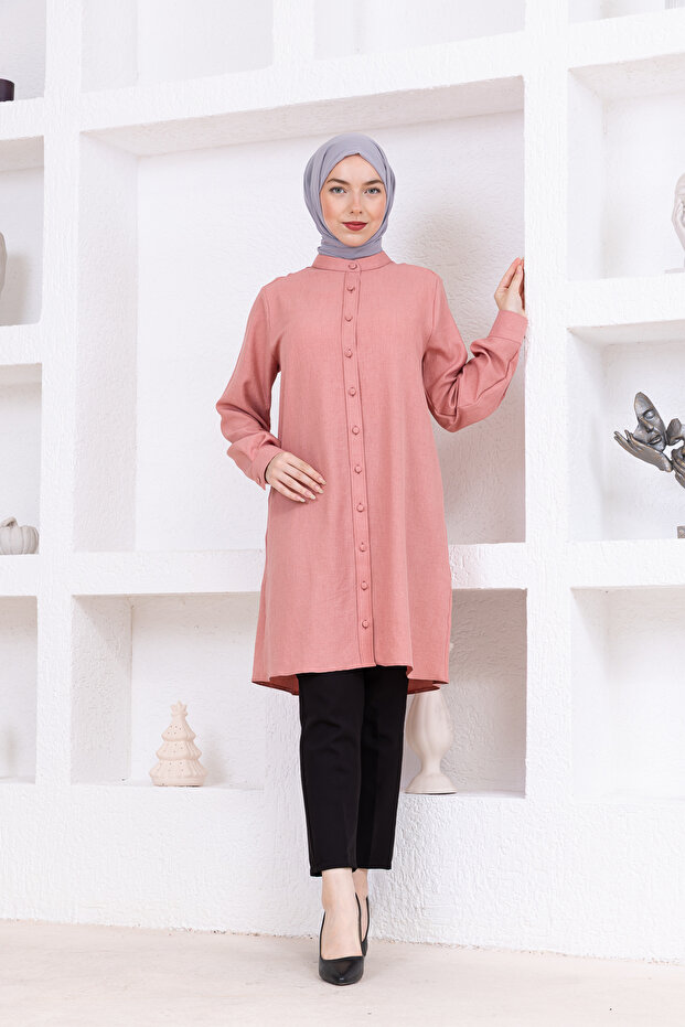 تونيك من الكتان المخصر - 8