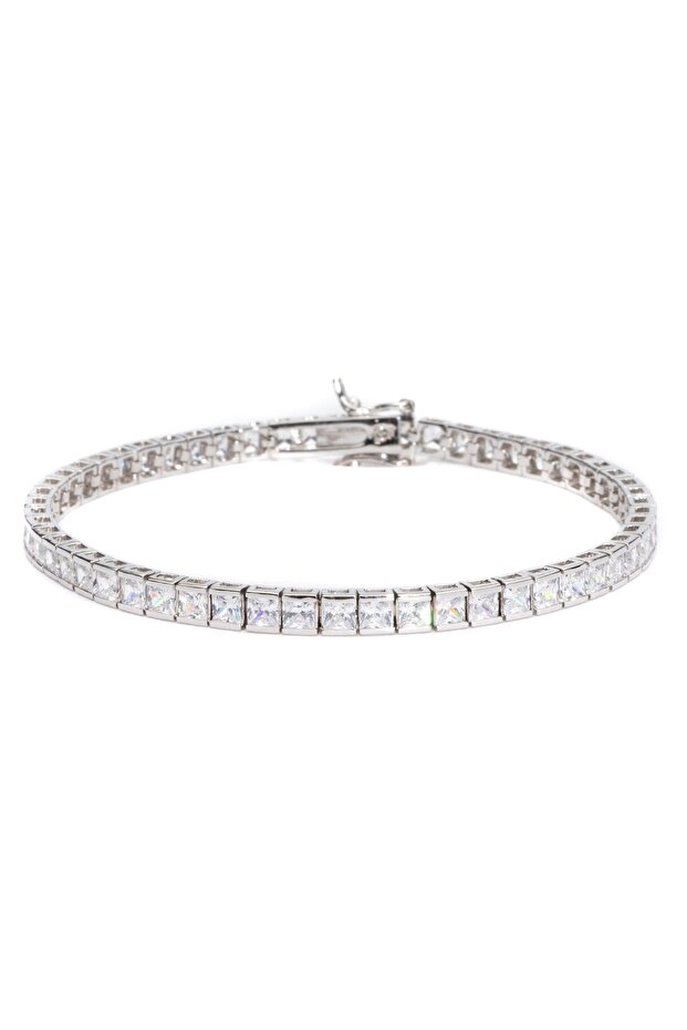 Solid 925 SILVER Tennis Bracelet - 1