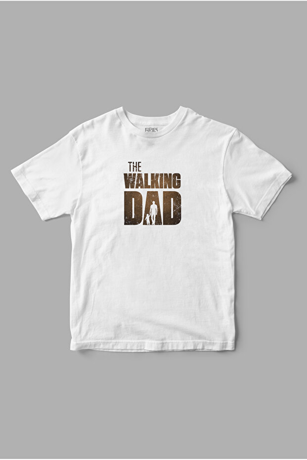 The Walking Dad" Father Son - Girl Printed T-Shirt