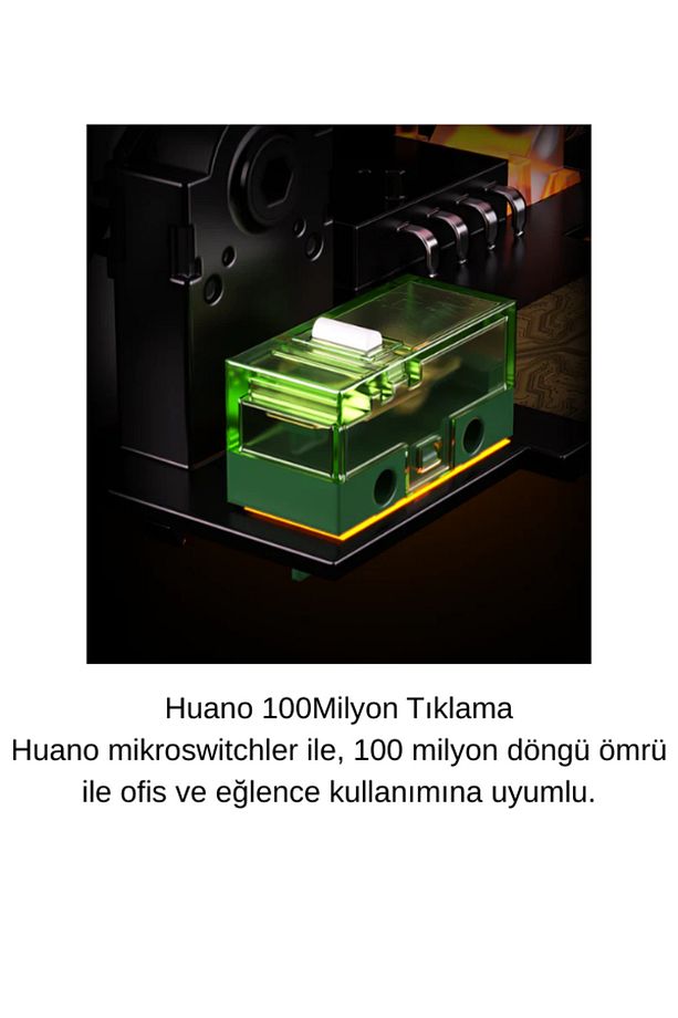Eweadn X23 Pro Superlıght Paw3311 12000dpı Kablosuz Oyuncu Mouse Grıptape & Skates - 4