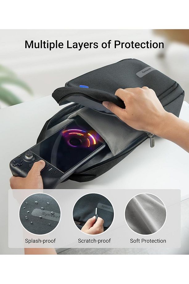 Syntech Steam Deck OLED/ROG Ally X/ Portal ile Uyumlu Taşıma , Switch/Legion Go için Askılı Çanta, K - 4