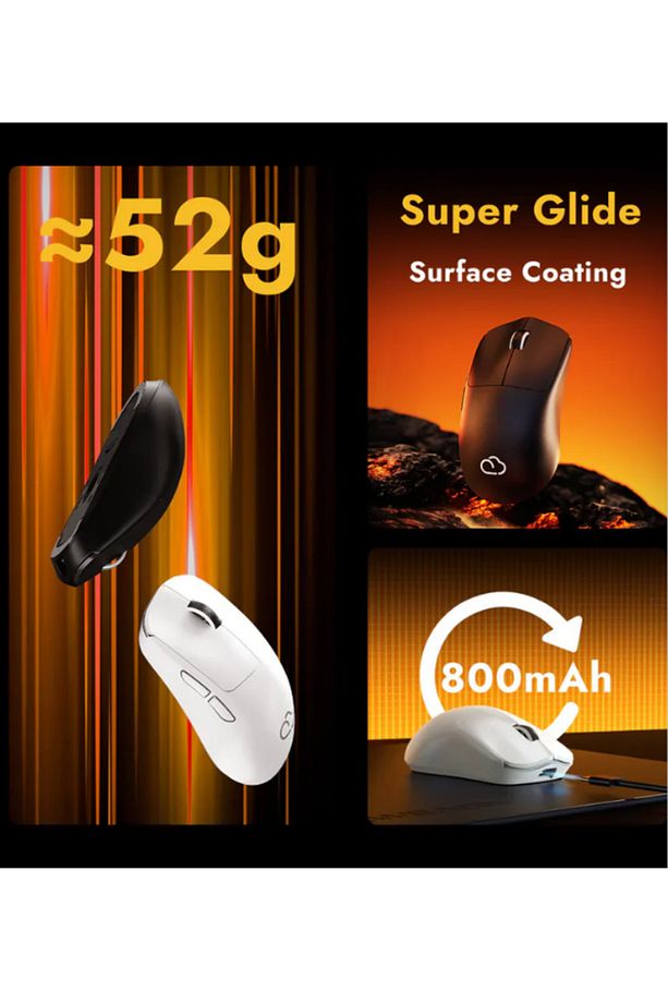 Eweadn X23 Pro Superlıght Paw3311 12000dpı Kablosuz Oyuncu Mouse Grıptape & Skates - 6