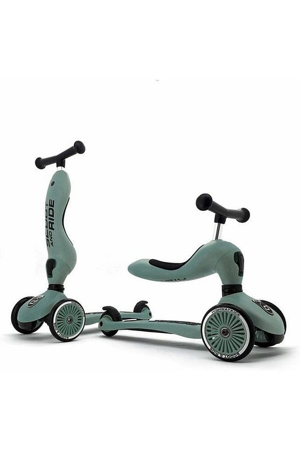 Scoot & Ride Scoot and Ride Highwaykick 1 Oturaklı Çocuk Scooter Yeşil 160629-96269 - 1