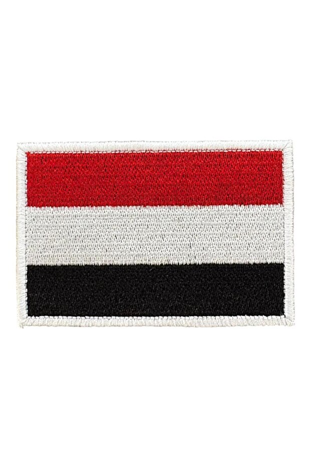 Yemen Bayrağı Nakış Patch Peç - 8x5 cm - 1
