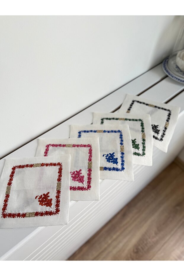 Her Pembe Kokteyl Peçetesi - 6