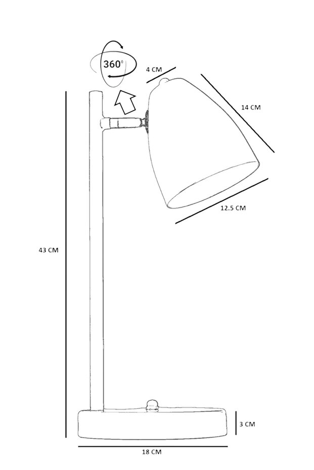Frank Orange Table Lamp - 5