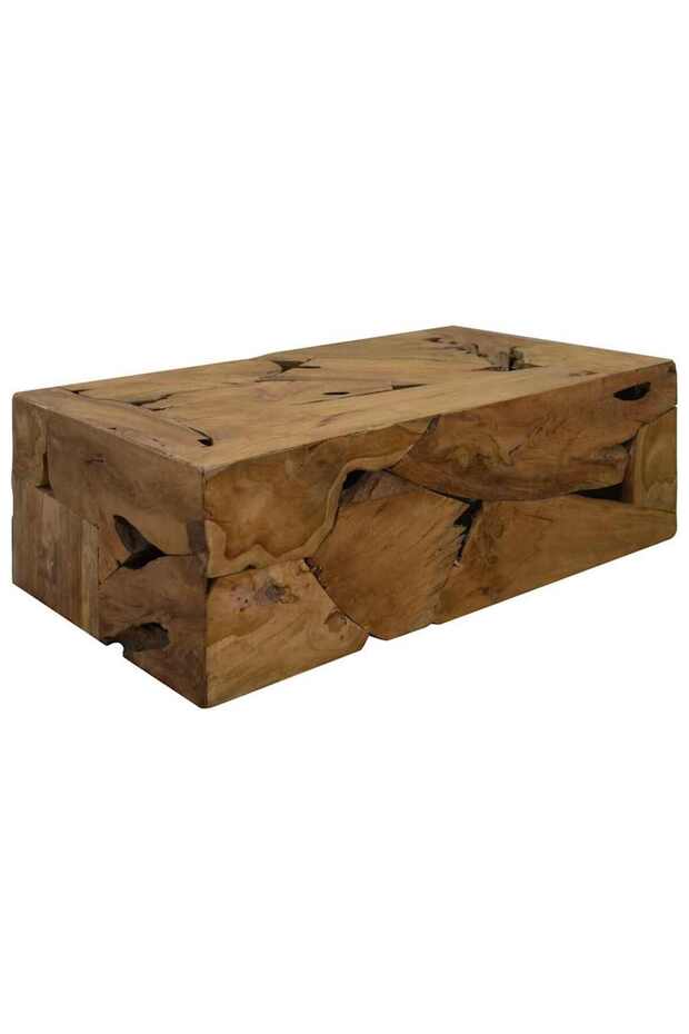 Coffee Table 90x50x30 cm Genuine Teak Brown