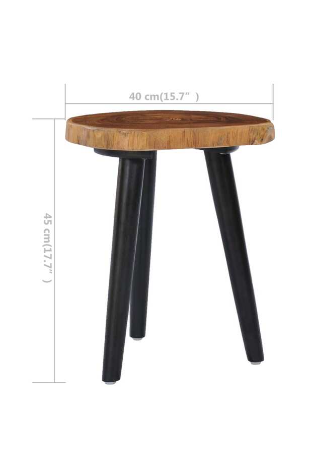 Coffee Table 40x45 cm Solid Teak - 5