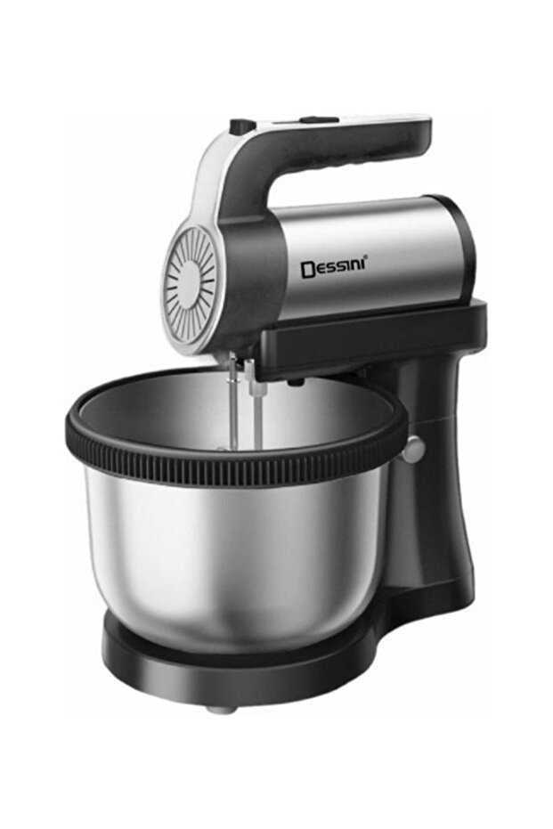 Hand Mixer with Bowl 4L 808 Silver