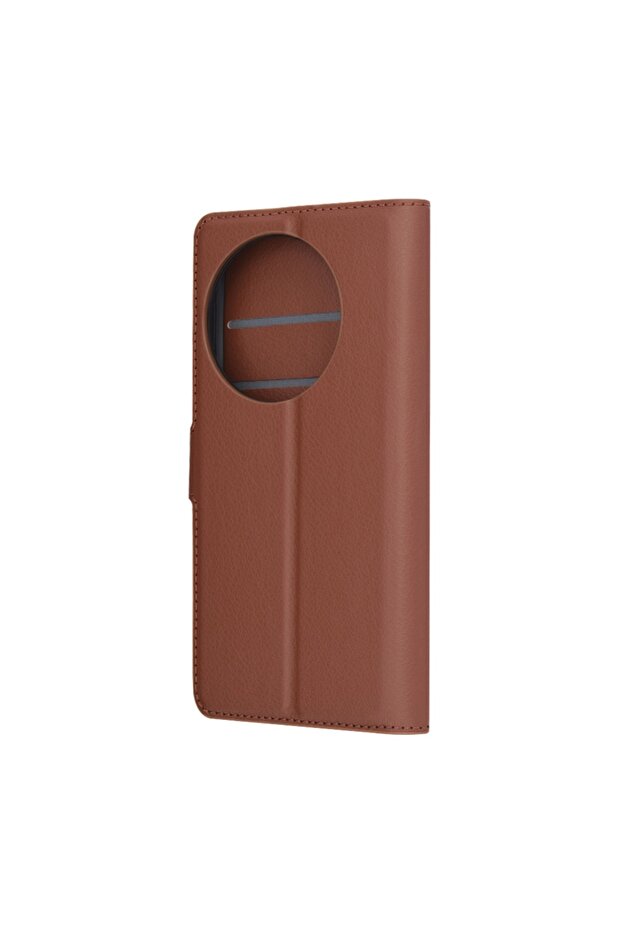 OnePlus 13 Case - Leather Folio - Brown - 9
