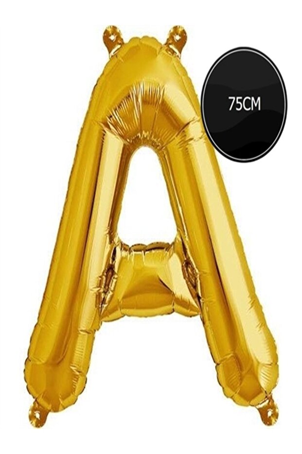 75cm Letter a Foil Balloon Gold