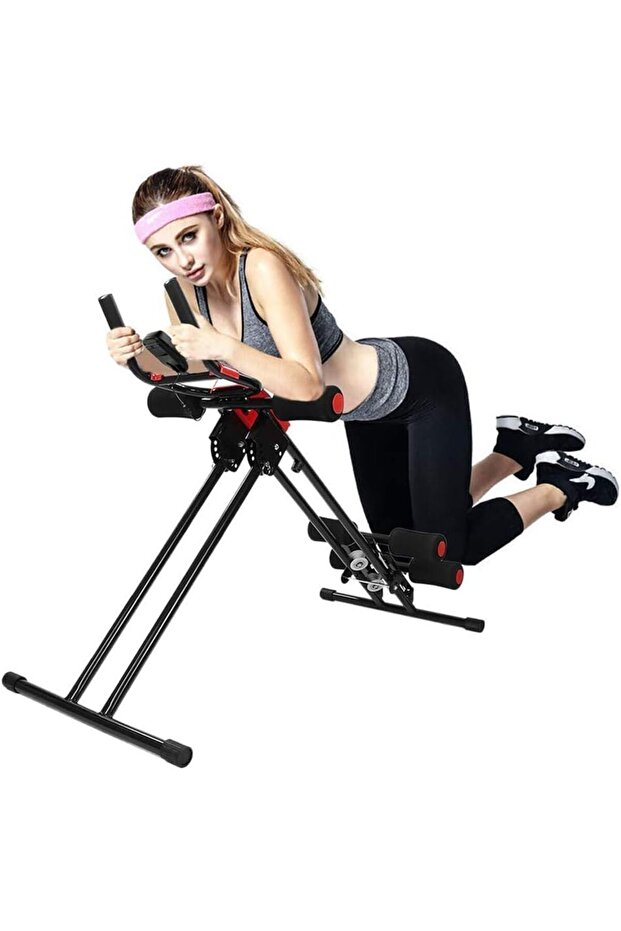 جهاز تمارين البطن مع شاشة LCD لصالة الألعاب الرياضية المنزلية - 7