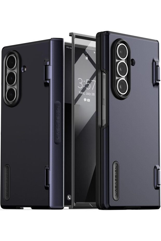Terra Guard Modern 360 for Galaxy Z Fold 7 case with Built in Screen Protector - Navy