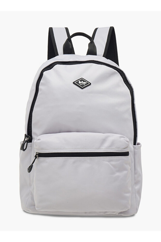Lee Cooper Solid School Backpack with Adjustable Straps and Zip Closure - 32x16x43 cm
