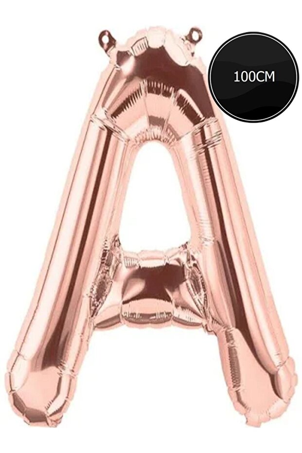 100cm Letter a Foil Balloon Rose Gold