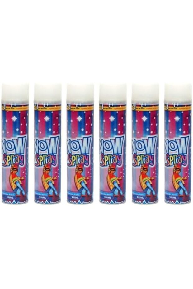 YU WELL Crazy Snow Spray For Christmas Tree Decoration Birthday Festival Party Celebrations (6Pc)