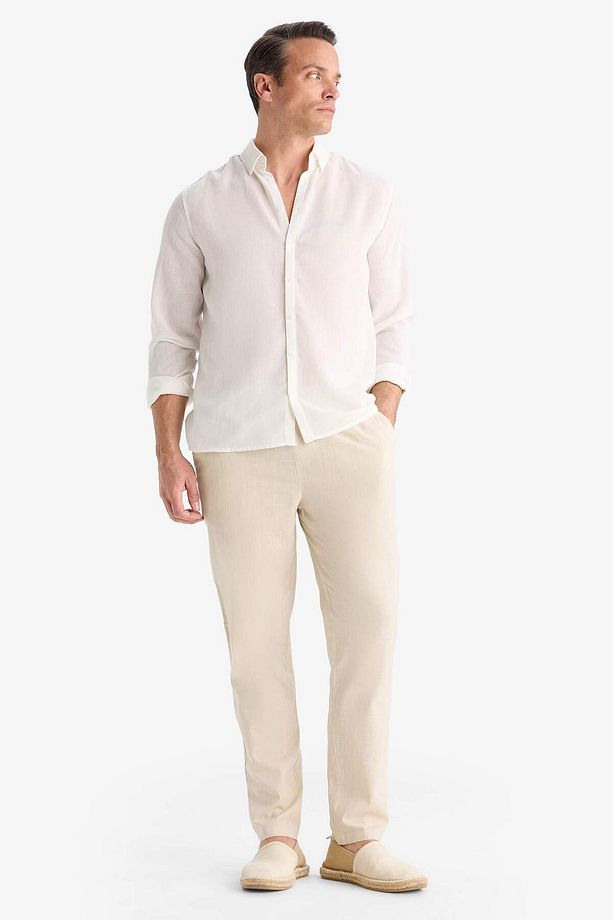 Jogger Fit Dar Paça Pamuklu Pantolon Z6475AZ25AU - 4
