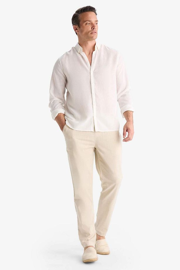 Jogger Fit Dar Paça Pamuklu Pantolon Z6475AZ25AU - 3