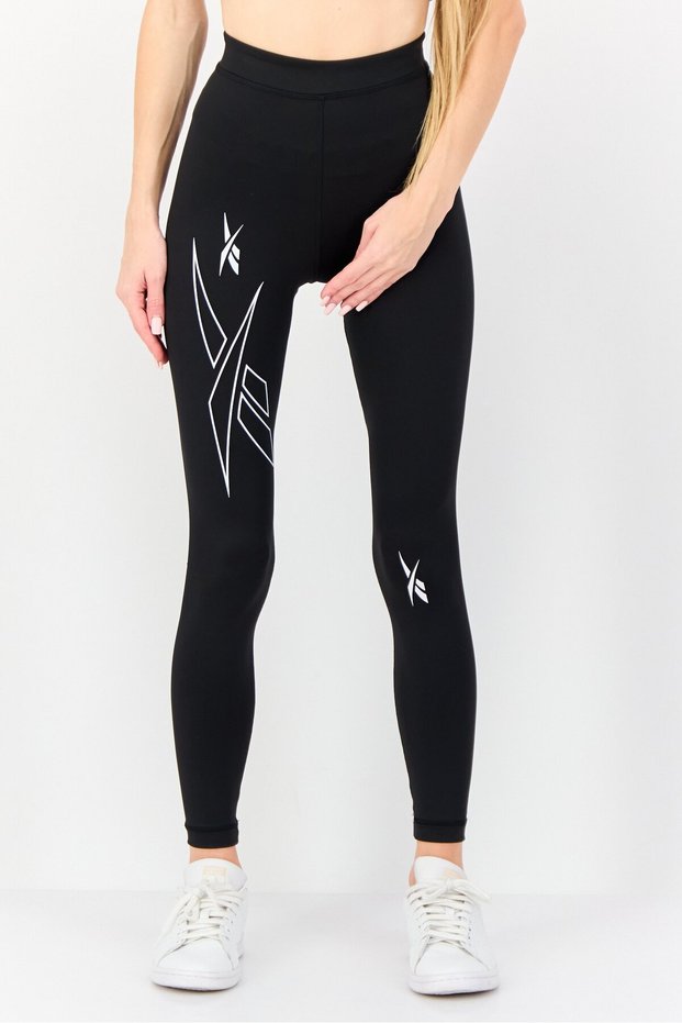 Women Sportswear Fit Outdoor Tights, Black