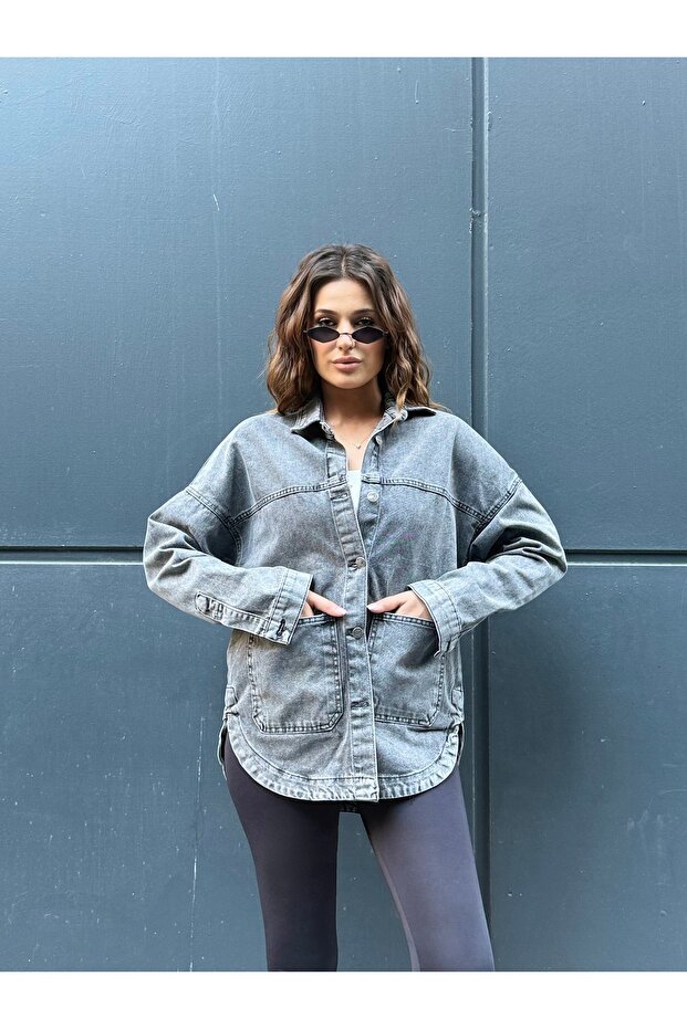 سترة نسائية كبيرة الحجم - 1